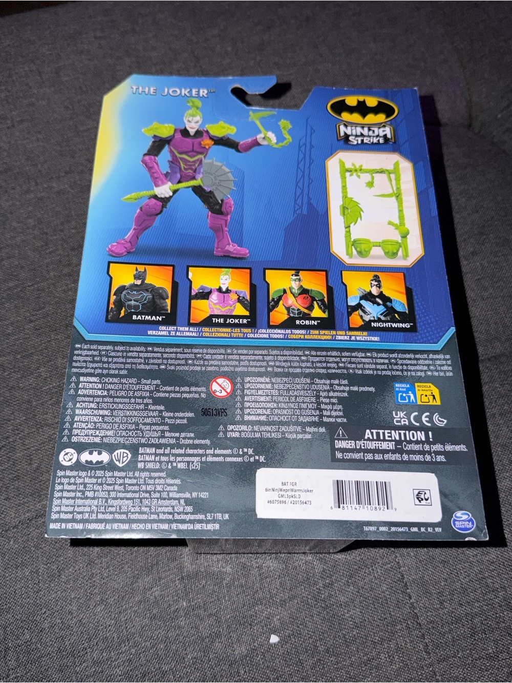 DC Batman Joker Ninja Strike Action Figure Toy Brand New In Box Sealed 2025 Spin - Picture 14 of 16